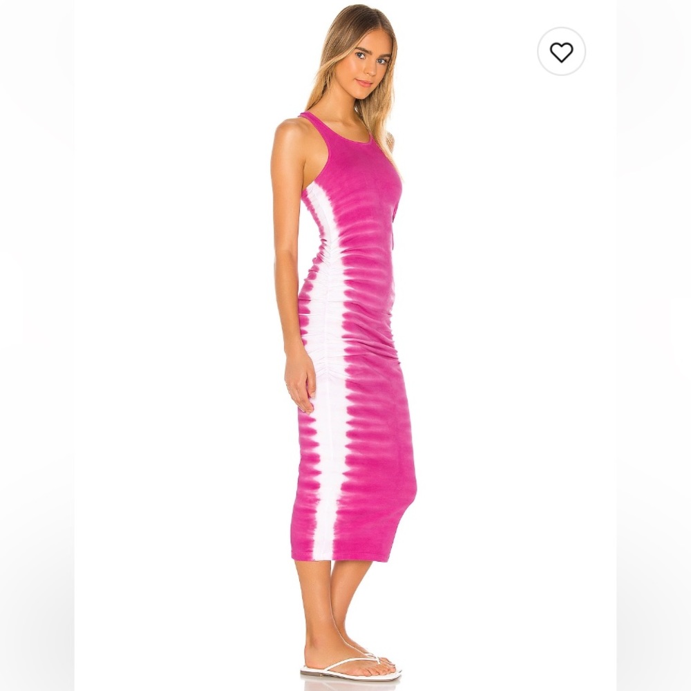 Michael Stars Flame Wash Midi Dress in Wildberry.  Size Small